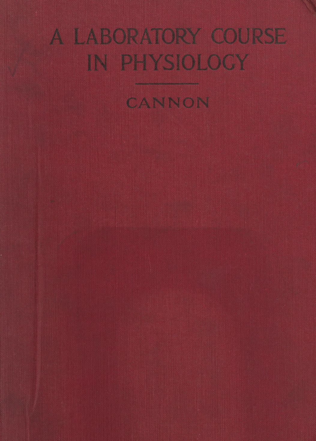 Cover for A Laboratory Course In Physiology