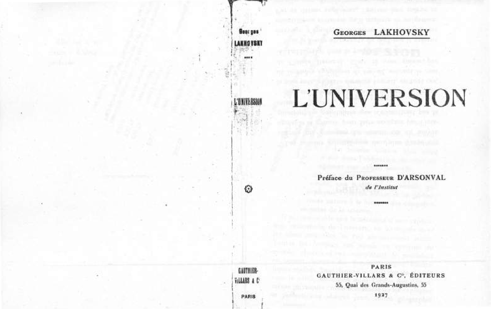 Cover for L'universion