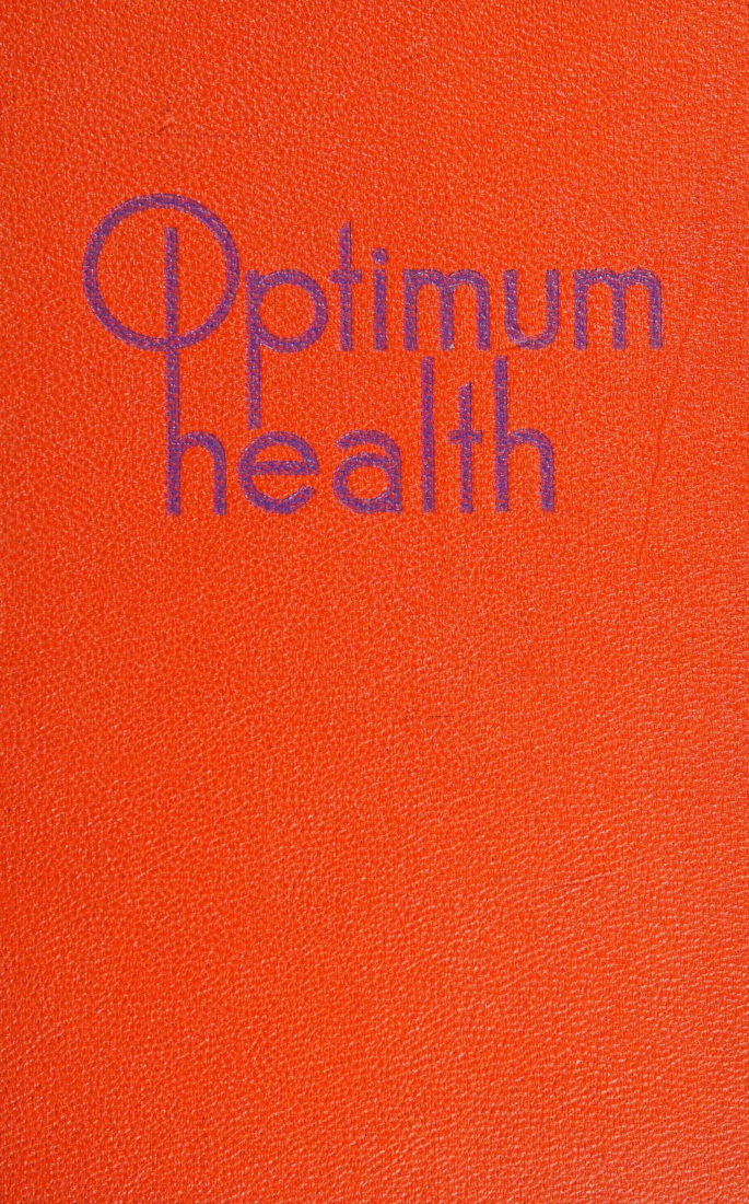 Cover for Optimum Health