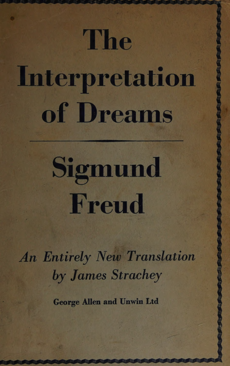 Cover for The Interpretation Of Dreams