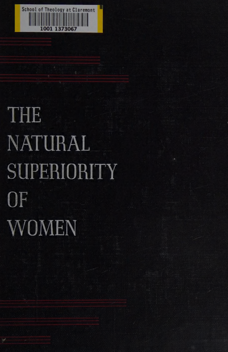 Cover for The Natural Superiority Of Women