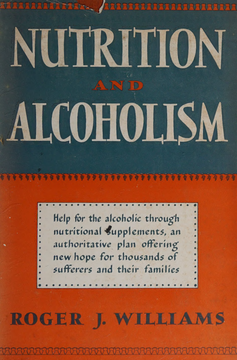 Cover for Nutrition And Alcoholism