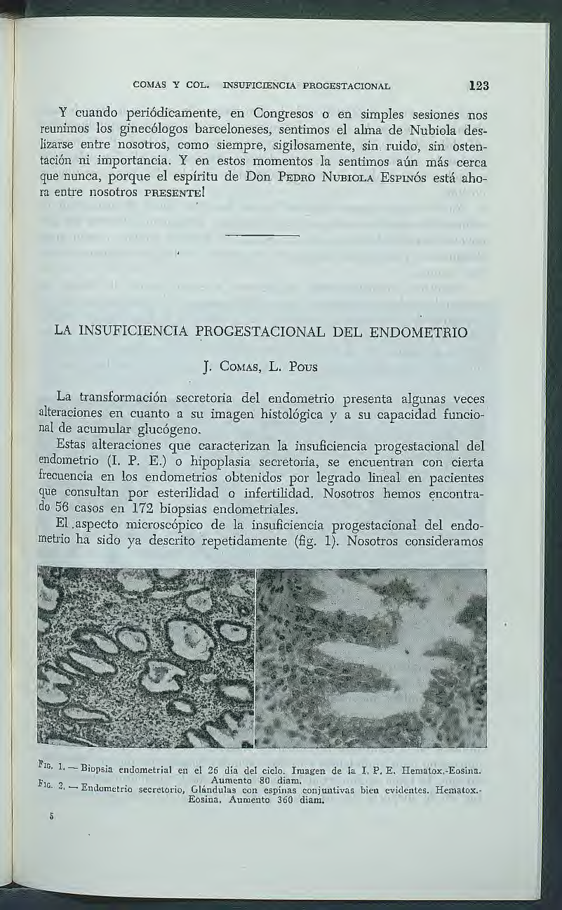 Cover for La Insuficiencia Progestacional Del Endometrio