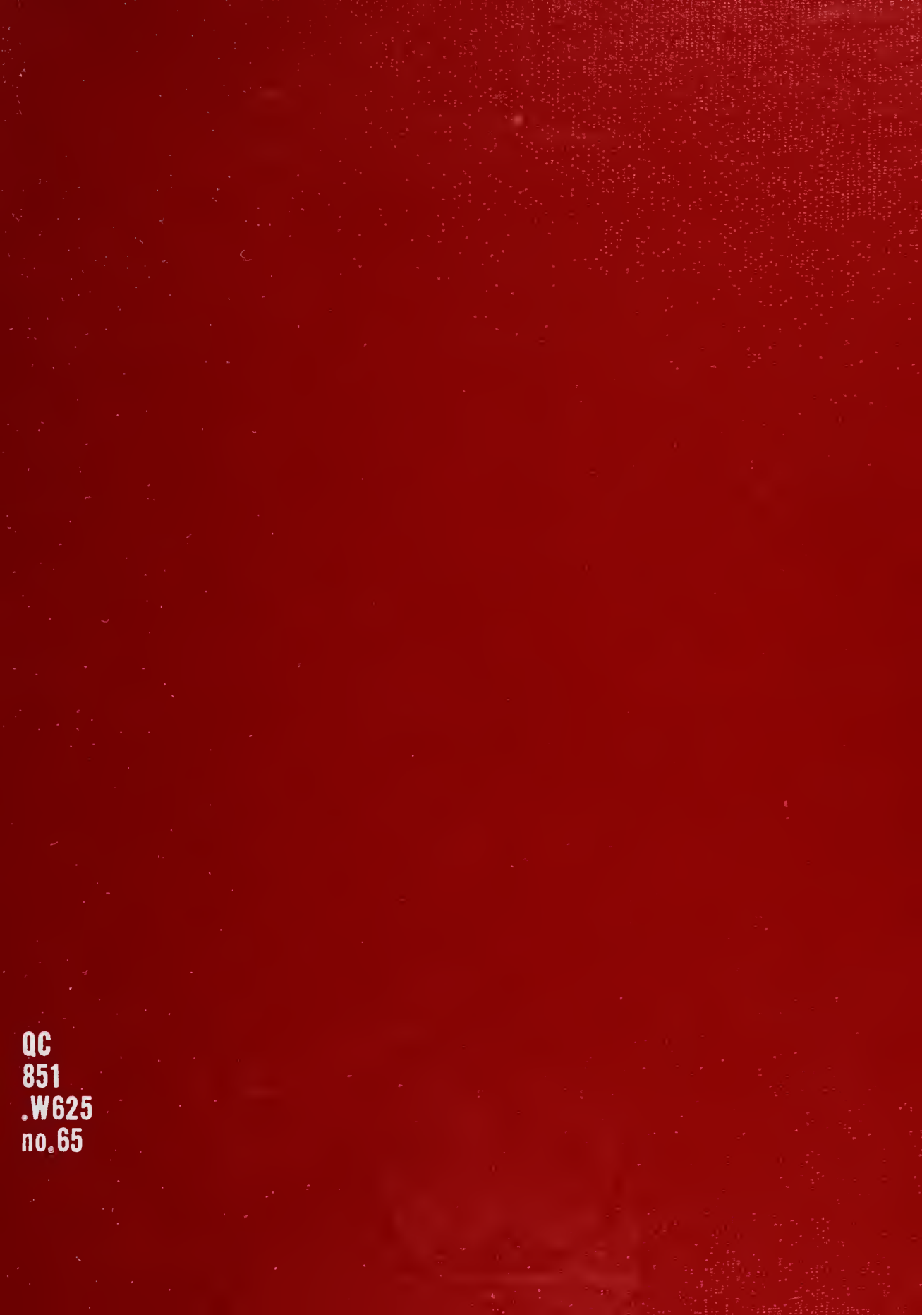 Cover for A Survey Of Human Biometeorology