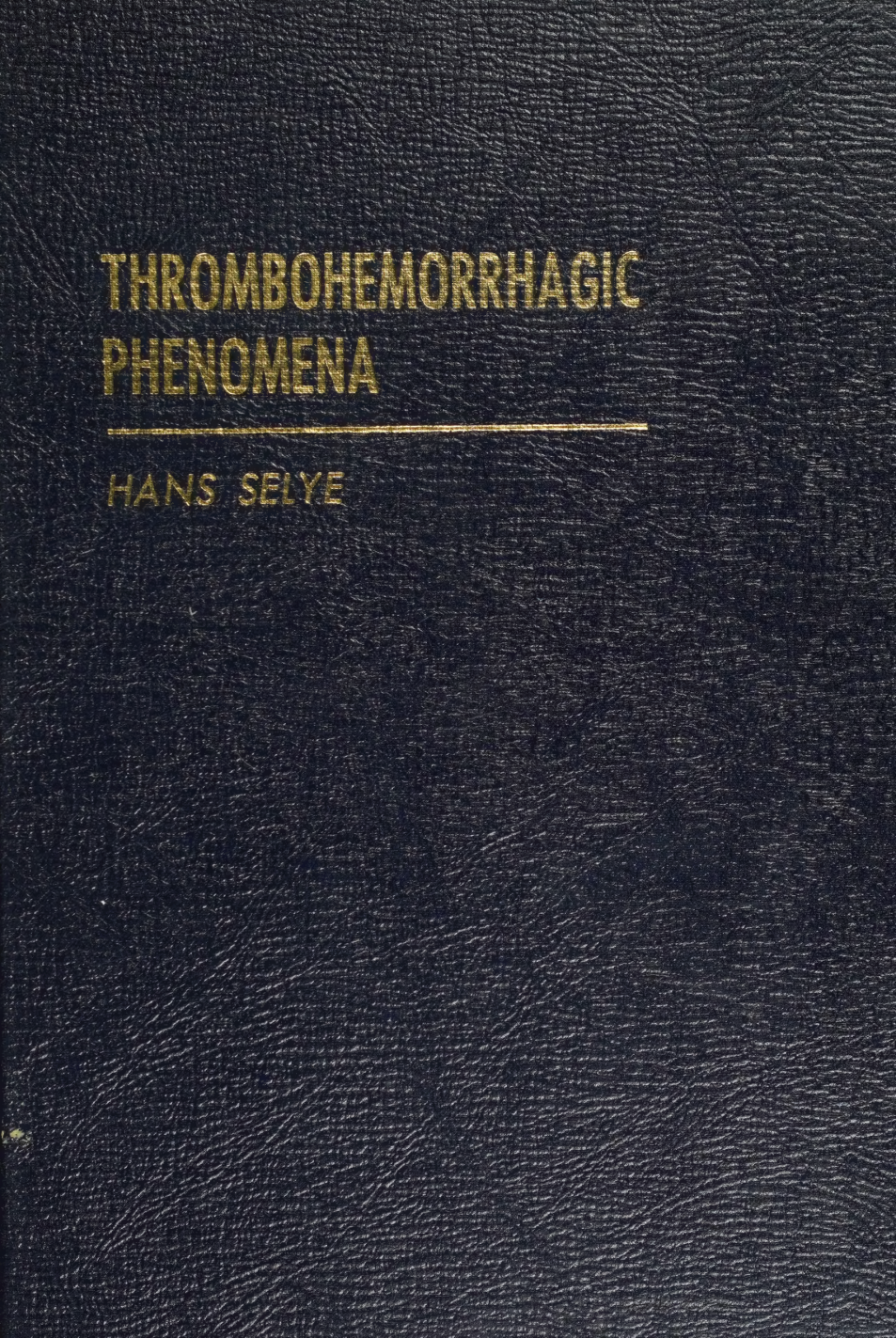 Cover for Thrombohemorrhagic Phenomena