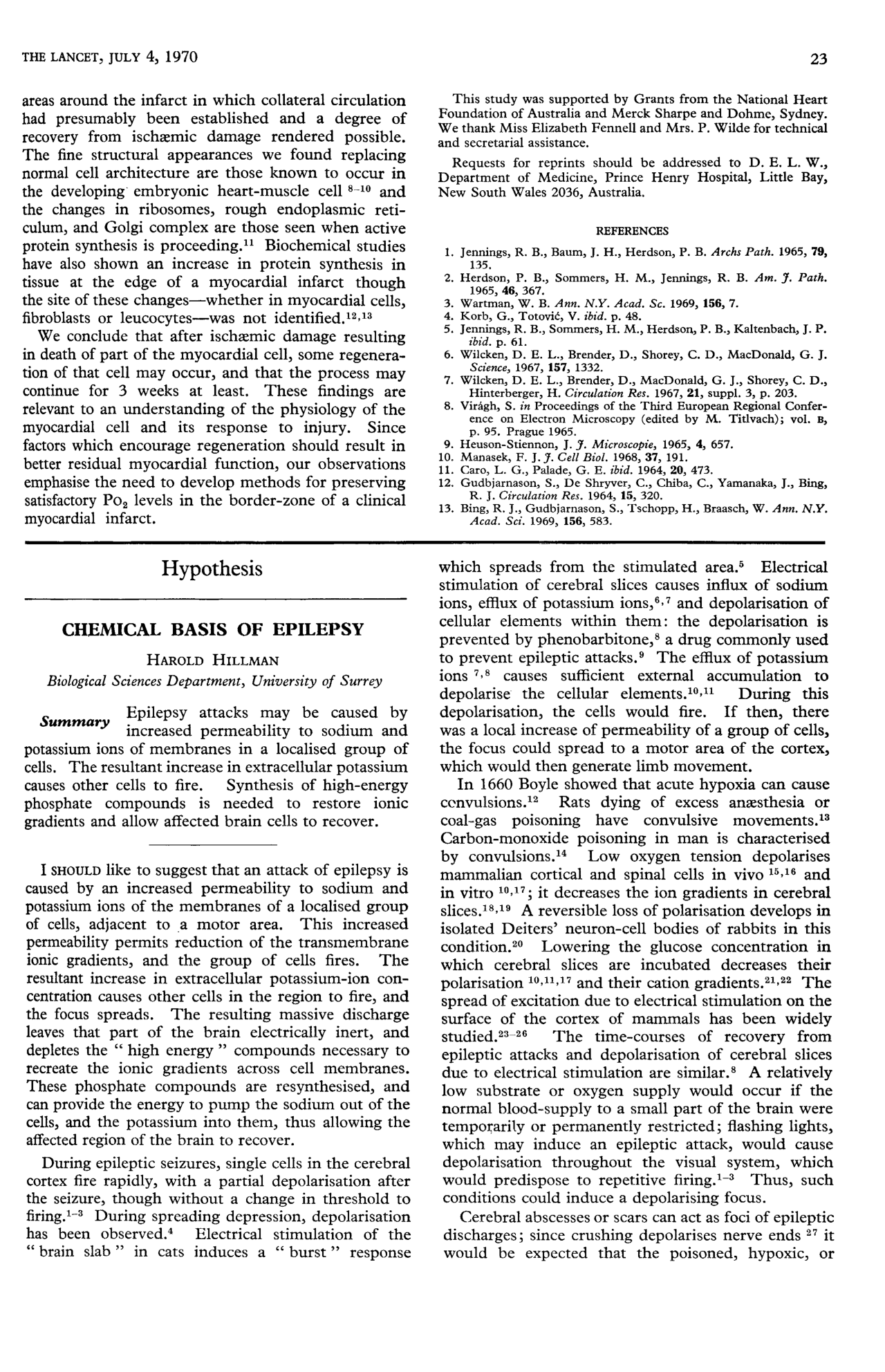 Cover for Chemical Basis Of Epilepsy