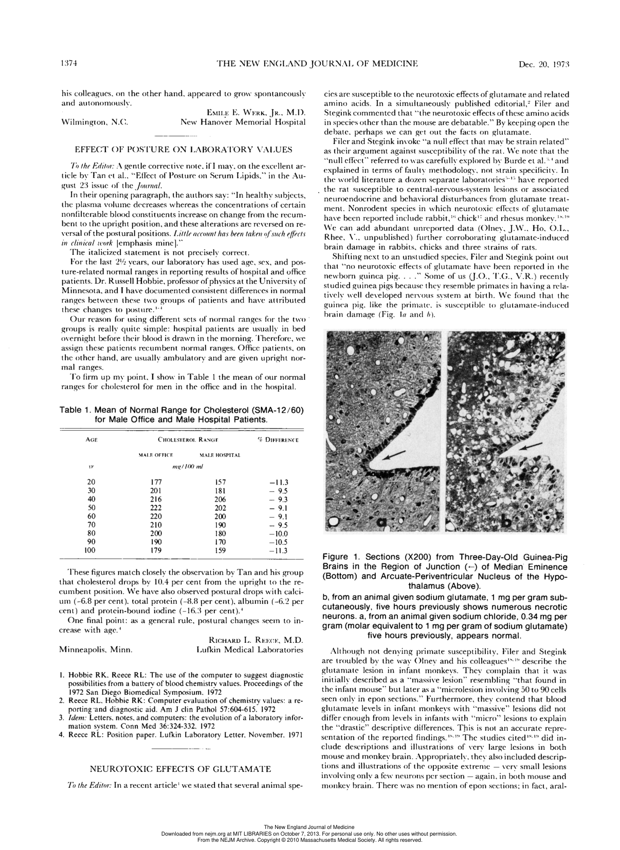 Cover for Neurotoxic Effects Of Glutamate