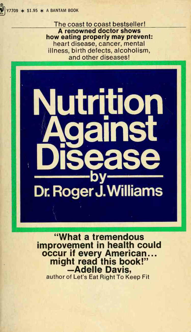 Cover for Nutrition Against Disease