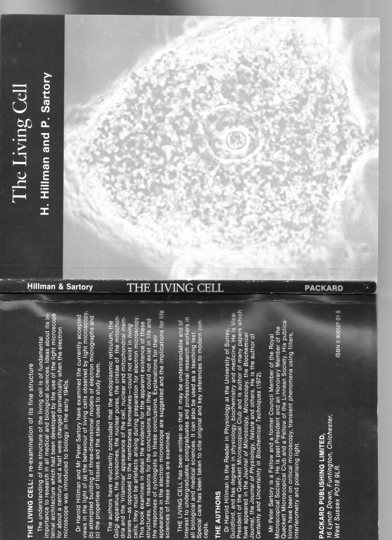 Cover for The Living Cell, A Re-examination Of Its Fine Structure