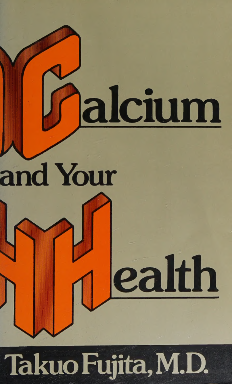 Cover for Calcium And Your Health