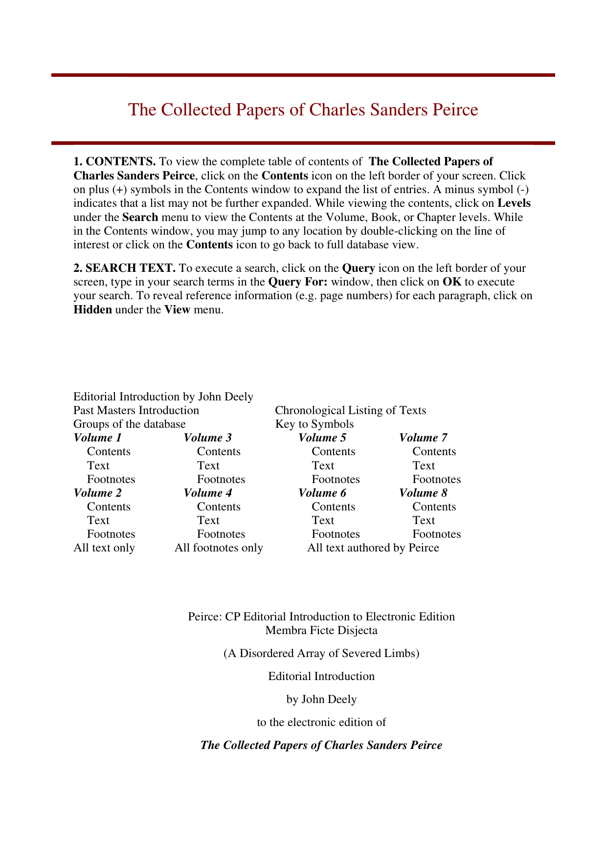 Cover for Collected Papers